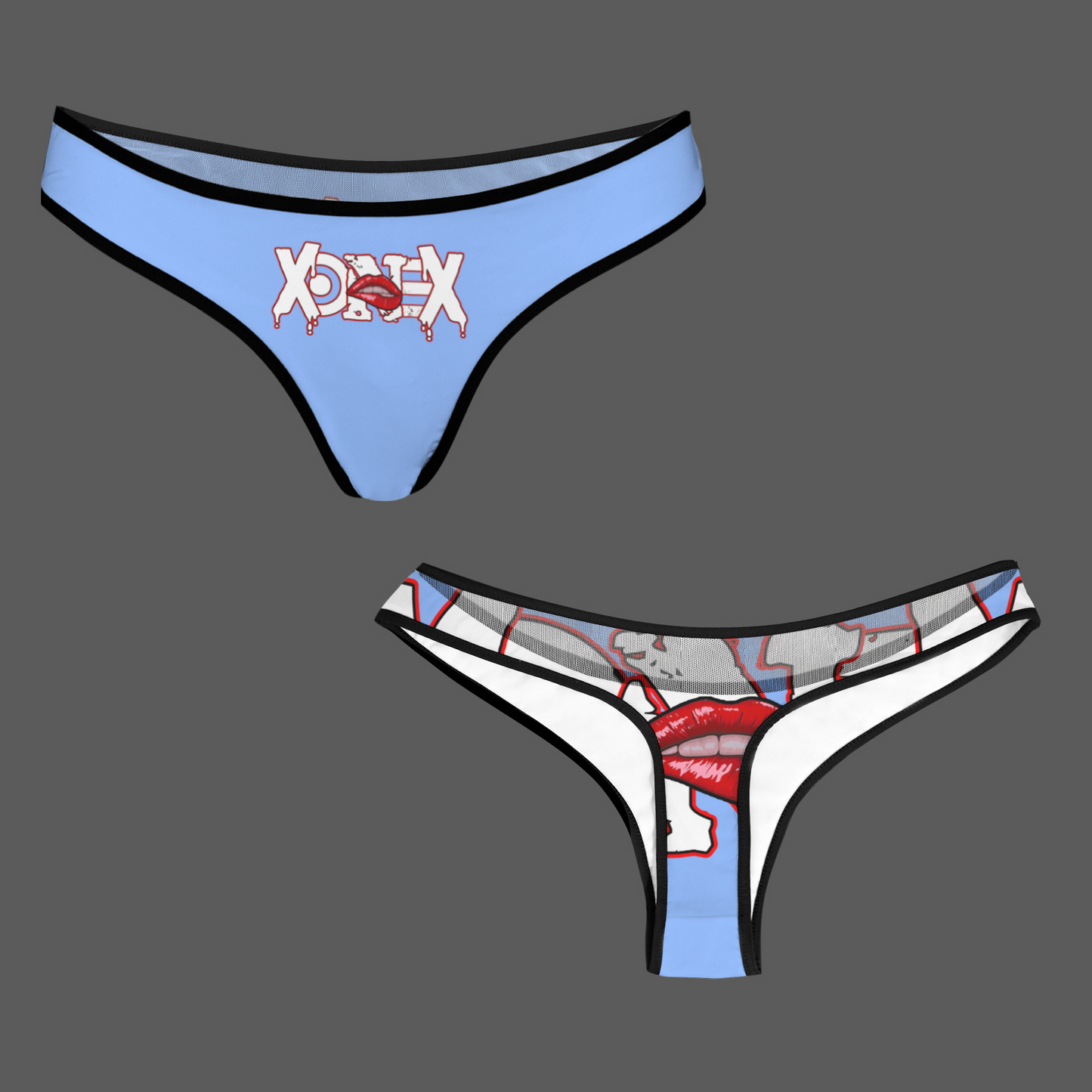 xonex blue logo thong