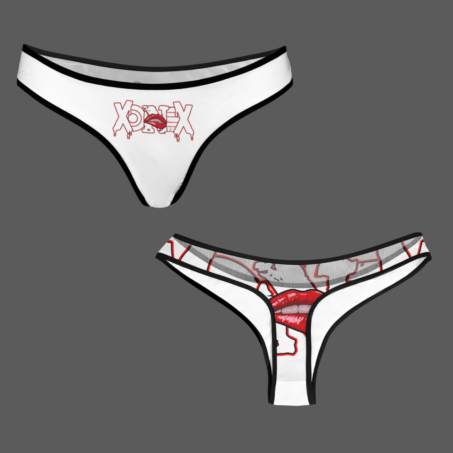 xonex white seam thong
