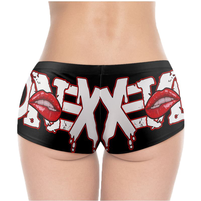 Limited Edition XONEX LUV Black Booty Shorts