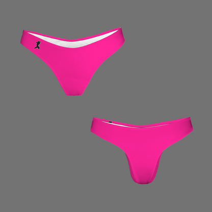 Fuschia thong