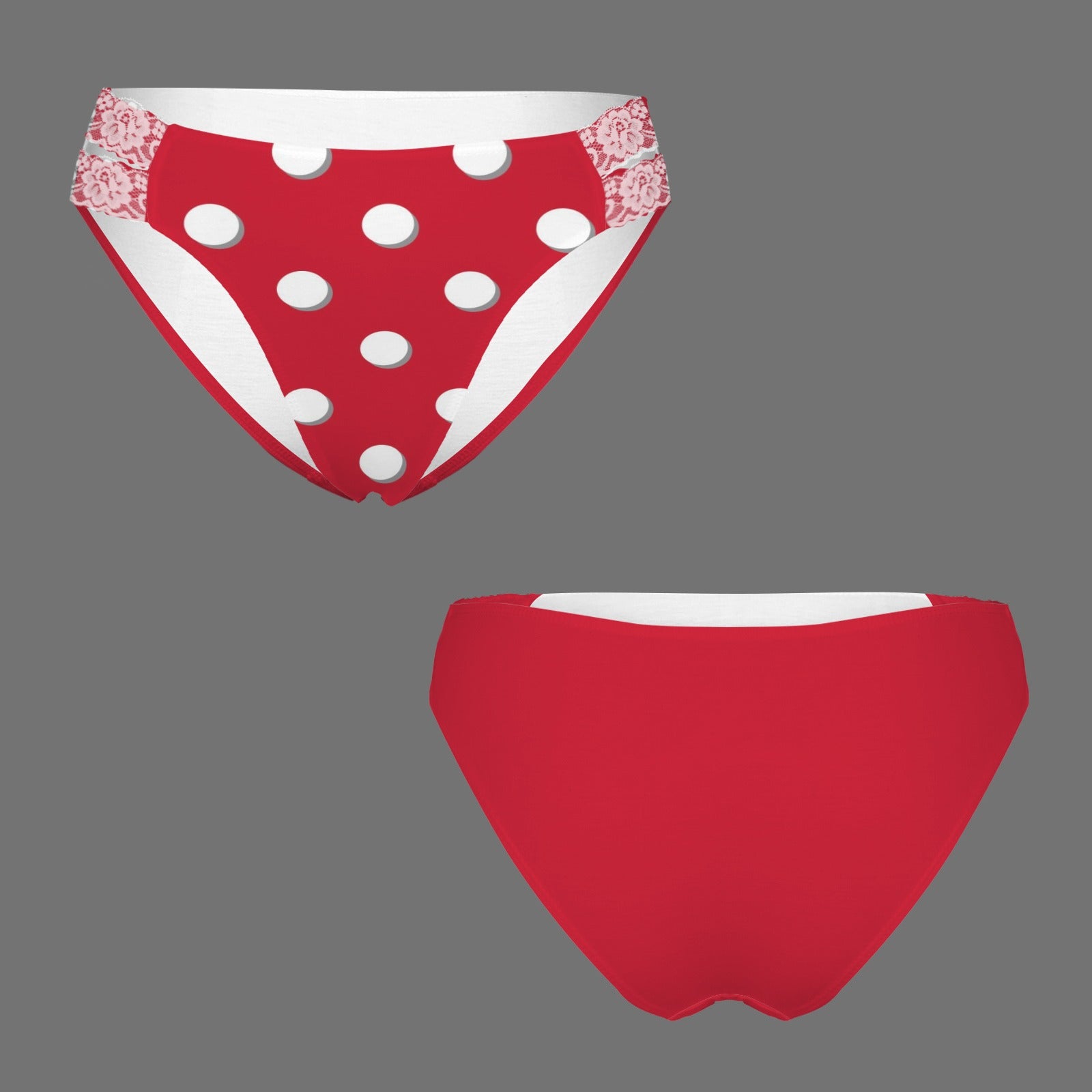 Red Polcadot XONEX panties