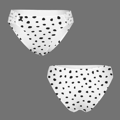 White polcadot XONEX panties