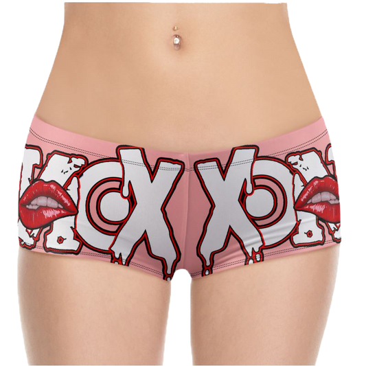 Limited edition XONEX LUV Rose Pink Booty Shorts