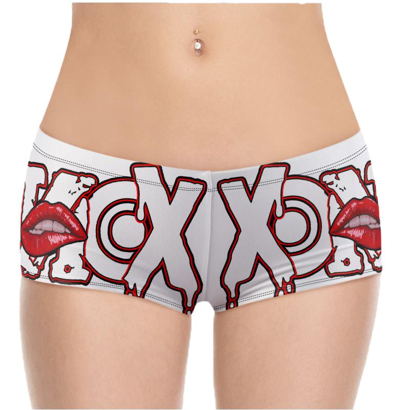 Limited Edition XONEX LUV White Booty Shorts