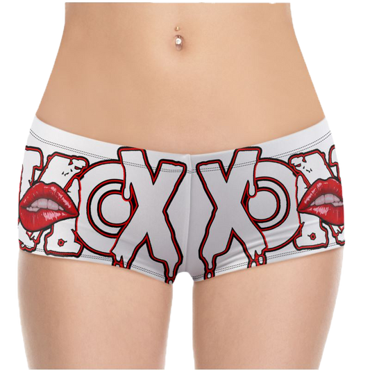 Limited Edition XONEX LUV White Booty Shorts